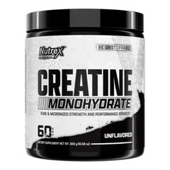 Nutrex CREATINE Monohydrate Powder Micronized Unflavored 60 Servings 300 Grams