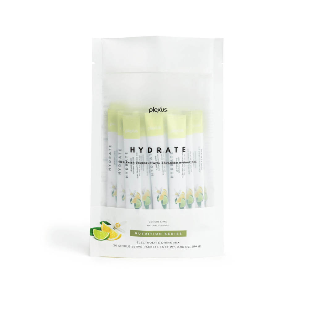 Plexus Hydrate® Lemon Lime Electrolyte Drink Mix 20 Packs 05/2027 NEW