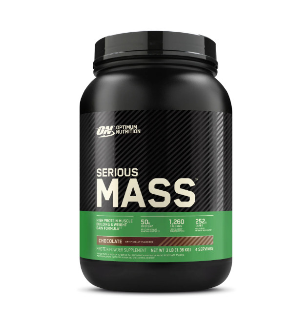 Optimum Nutrition Serious Mass Chocolate Weight Gainer 3LB