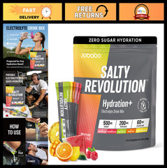 Electrolyte Powder Packets for Keto & Sports Hydration | Sugar-Free, Gluten-Free