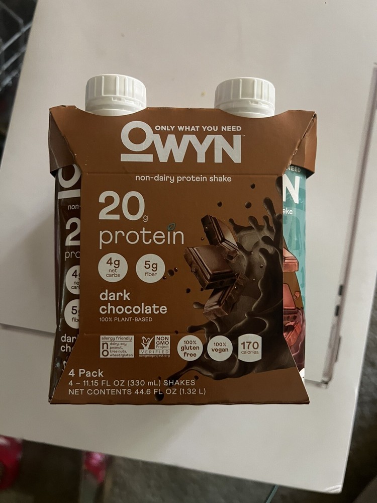 Owyn Protein RTD 4Pack Dark Chocolate 44.6 Fl Oz (Pack Of 3)