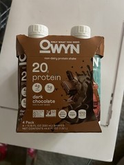 Owyn Protein RTD 4Pack Dark Chocolate 44.6 Fl Oz (Pack Of 3)