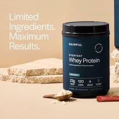 Gainful Everyday Whey Protein Powder, 23g per 14 Servings (Pack of 1)