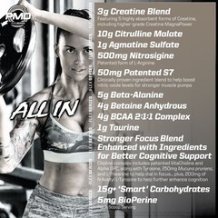 PMD Sports Ultra Pump Fuel All-In Caffeine Free – Pre Workout Powder