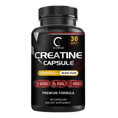 Creatine Monohydrate 90ct – Pure Capsules for Muscle Growth & Workout Support