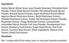 PEScience GREENS & SUPERFOODS 8 oz Size (30 Serv) Natural Lime Flav BEST BY 4/26