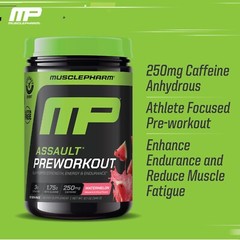 MusclePharm Assault Energy & Strength Pre Workout – 30 Servings, Watermelon