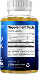 BCAA Gummies – Branch Chain Amino Acid Supplements – Peach Flavor – 600Mg per Se