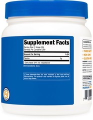 Nutricost Taurine Powder 500 Grams – 250 Servings, 2000mg Per Serving