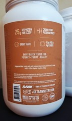 RAW Grass-fed Whey Isolate, Peanut Butter 🥜 25g Protein, 25 Servings, 07/2027✨