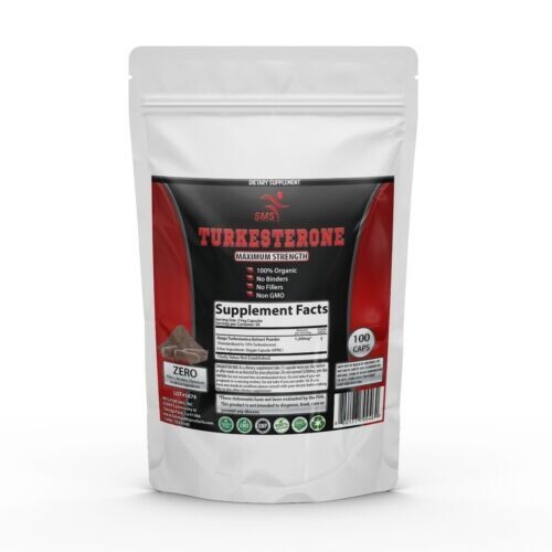 PURE TURKESTERONE 1200mg (Ajuga Turkestanica) Standardized to 10% 100 Caps BEST