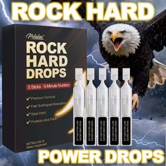 Rock Hard Drops – with Tribulus Terrestris, Maca Root, L-Arginine, Men’s Health