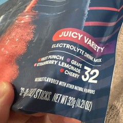 32 Servings DripDrop Hydration Juicy Variety Pack Electrolyte Drink Mix Singles
