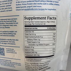 Equip Prime Protein Grass-Fed Beef Isolate Chocolate Mint 1.96 Lbs exp 2028 lot