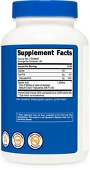 Nutricost Caprylic Acid 1200mg, 120 Softgels – GMO and Gluten Free, 60 Servings