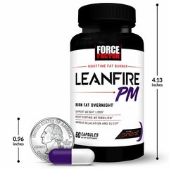 Force Factor LeanFire PM, Night Time Fat Burner, Lose Weight While you Sleep