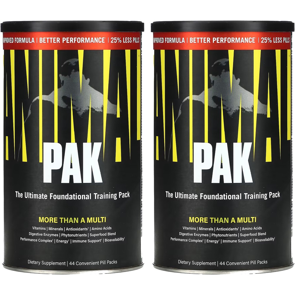 Universal Nutrition Animal Pak Dietary Supplement – 88 Packs (Two 44 Packs)
