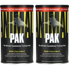 Universal Nutrition Animal Pak Dietary Supplement – 88 Packs (Two 44 Packs)