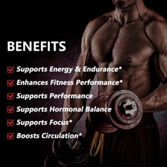 Horny Goat Weed for Men & Women-with Maca, Saw Palmetto, Ginseng, L-Arginine NEW