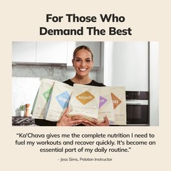 Ka’Chava Whole Body Meal Shake Chocolate 2 lb, Gluten & Dairy Free (15 Servings)