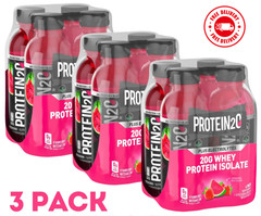 Protein2o 20g Whey Protein Infused Water Plus Electrolytes, Strawberry Watermelo