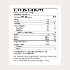 Whey Protein Isolate 21G Balanced Amino Acids THORNE Profile BCAAs Grams Easy