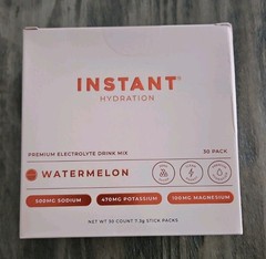 Instant Hydration: 26 Electrolyte Packets – Watermelon Flavor Exp 9/27