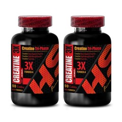 Monohydrate Power – CREATINE 3X – Strength and Size 2 Bottle 180 Tablets