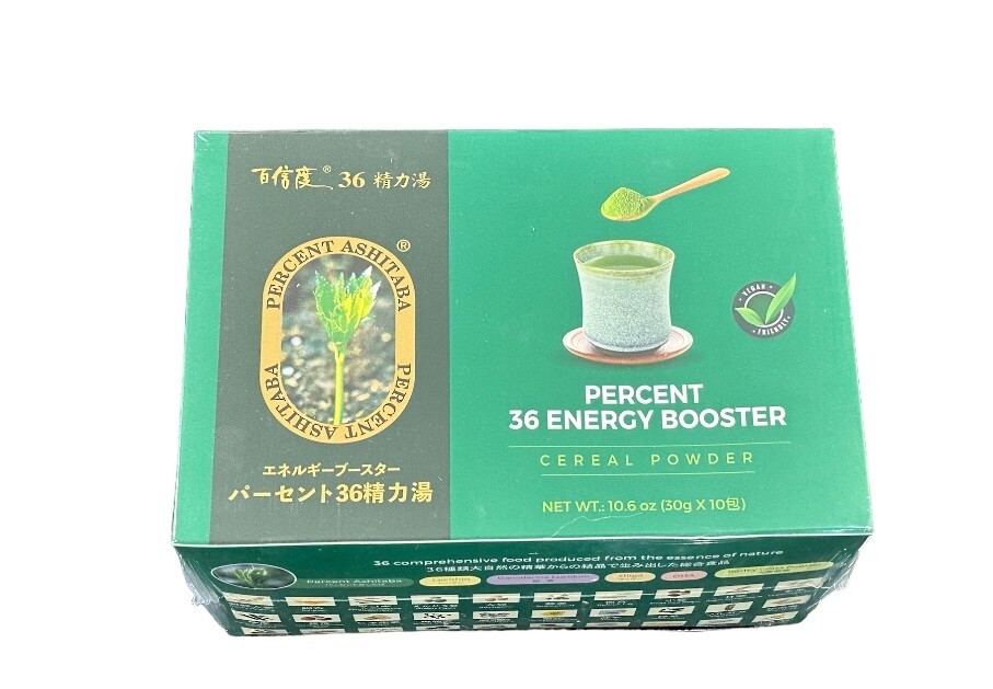 Ashitaba Percent 36 Energy Booster Small – (30g x 10 bags) / box