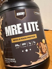 MRE LITE Whole Food Protein Powder, Banana Nut Bread – Exp. 03/29