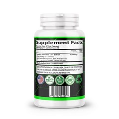 Tribulus Terrestris 15:1 Extract 1000mg, 120 Capsules, 60 Servings, Non-GMO
