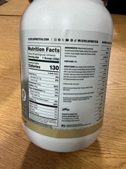 Grass Fed Whey Protein Powder, Cappuccino, 2 lb (907 g)