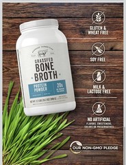 Herbage Farmstead Grassfed Bone Broth Protein Powder 2.2 lb 35.2 oz New Sealed