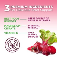 Beet Root Supplement Gummies – Superfood with Beetroot Extract Powder with Vitam