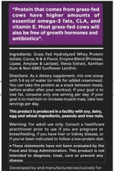 HYDROLYZED WHEY PROTEIN ISOLATE CHOCOLATE by Sascha Fitness
