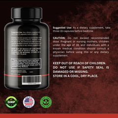 Rambo Max- Bodybuilding & Men’s Health Support- 4 Bottles- 360 Capsules