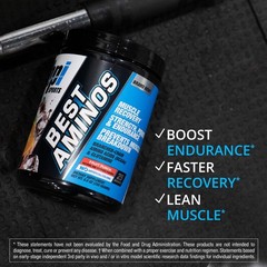 BCAA Amino Acid Powder for Post Workout Recovery & Hydration – Fruit Punch, 25 S