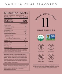 1/27 Truvani Vegan Pea Protein Powder | Vanilla Chai | 20g Protein | 20 Serv