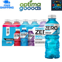 POWERADE ZERO Variety Pack Sports Drink, 20 fl. oz., 24 Pack – Zero Sugar