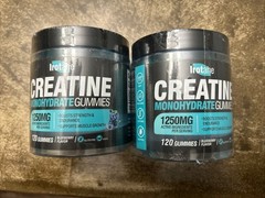 2 Irotahe Creatine Monohydrate Gummies Gummy Blueberry Flavor 1250mg 120 Ct Lot