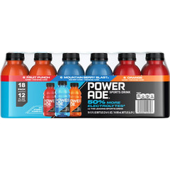 POWERADE Variety Pack Sports Drink 12 fl oz 24 pk Fruit Punch