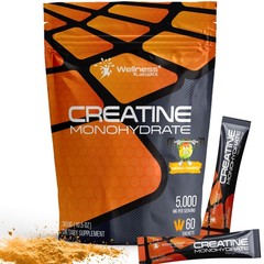 WELLNESS LABSRX Creatine Monohydrate Powder Sachets 300g – Mango Flavor Micro…