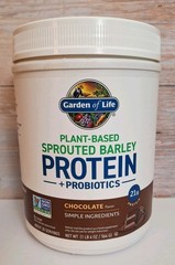 Garden of Life Barley Protein, Chocolate 🍫, Plant-based Non-GMO, 21g Protein.