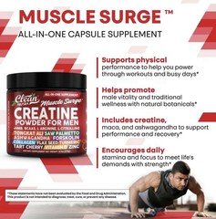 Clean Nutra Muscle Surge – All-in-One Creatine Powder for Men