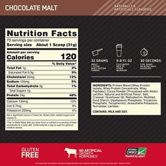 Optimum Nutrition, Gold Standard 100% Whey Protein Powder