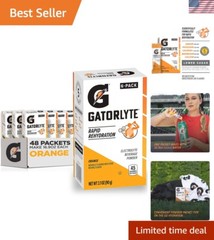 Gatorlyte Rapid Rehydration Electrolyte Beverage, Orange, Lower Sugar, Specia…