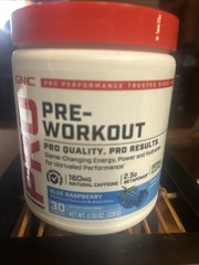 GNC PRO Pre-workout Raspberry 30 Servings Exp. 8/2026