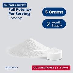 Creatine Monohydrate Powder 5G l Micronized & Unflavored l 60 Servings 5000mg