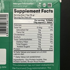 Lot of 3 – Trunativ Everyday Protein Natural Plant Based Protein Booster 31.7 OZ