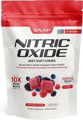 Nitric Oxide Beet Root Chews, Mixed Berry, 60 Soft Chews | 1,250mg Beet Root …
